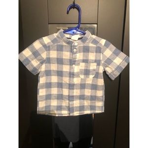 NWT Baby Boy Gingham Shirt